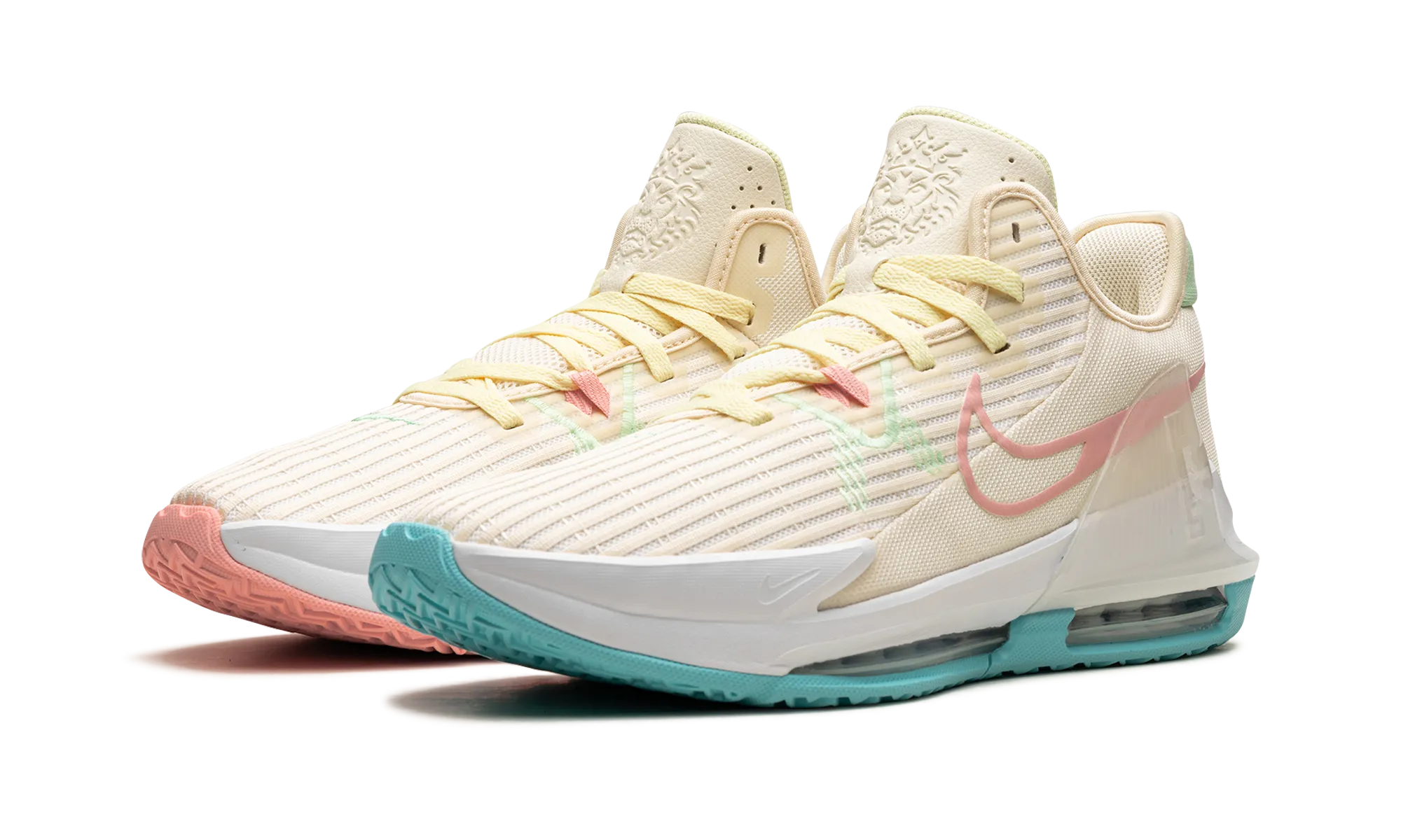 LeBron Witness VI "Easter" running with a wide toe box