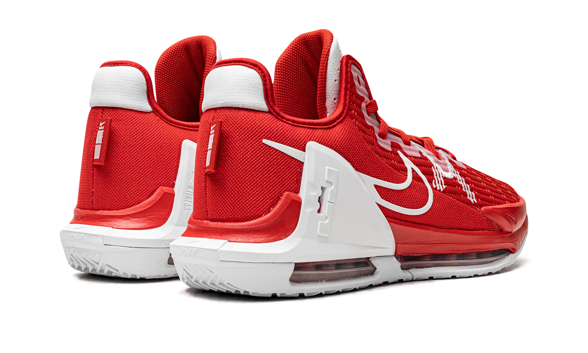 lace - up - design shoes LeBron Witness VI TB "University Red"