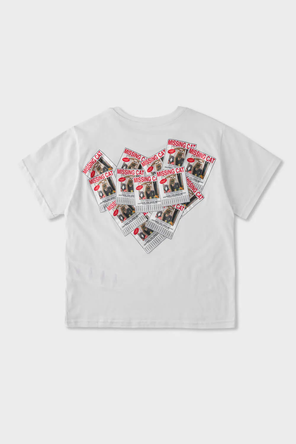 Stylish and Fun Simple and Comfortable LED Missing Cat Tee Crop