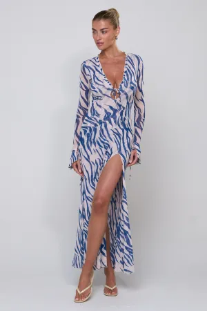 Lennon Maxi in Athens Grass Soft Lace Detail