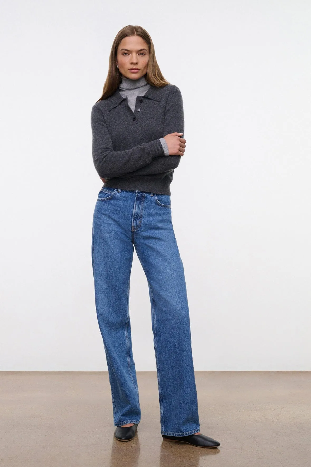 Effortless Comfort LEO HIGH RISE JEAN | VINTAGE WASH