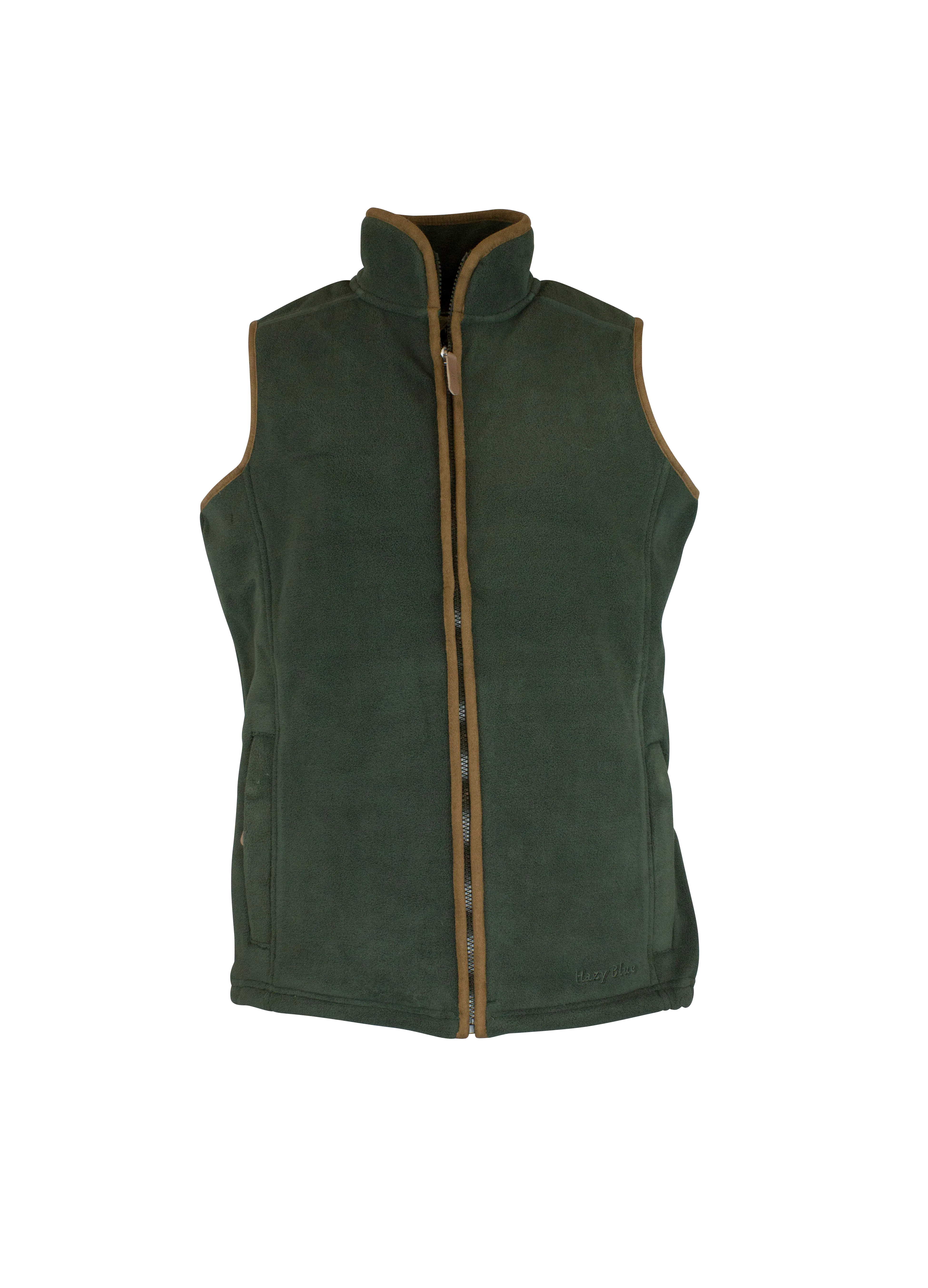 Lounge Wear LF201 - Ladie's Fleece Gilet - GREEN