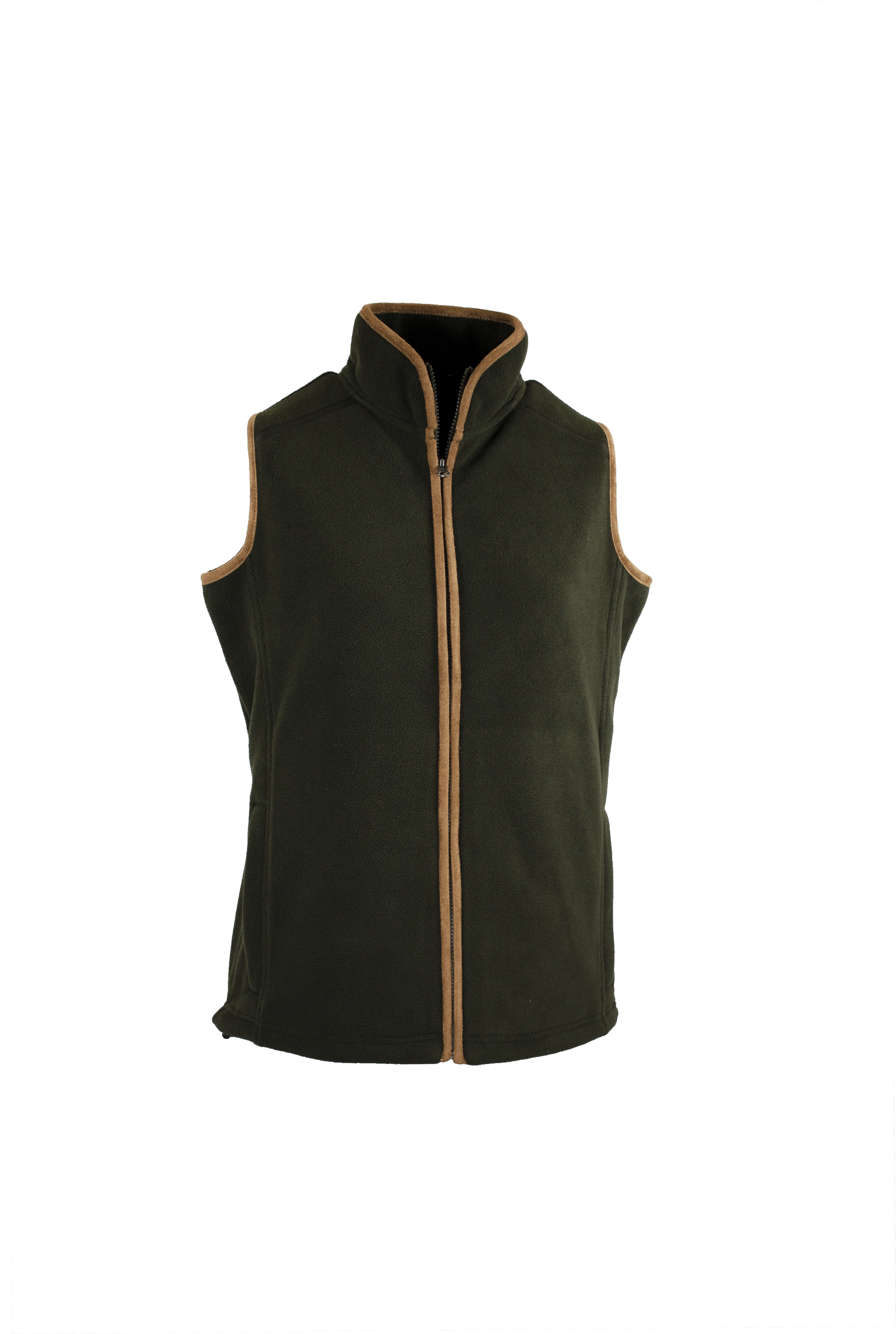 LF201 - Ladie's Fleece Gilet - KHAKI Classic Outfit Gear