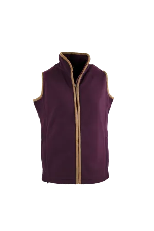Airy Design Stay Warm LF201 - Ladie's Fleece Gilet - PLUM