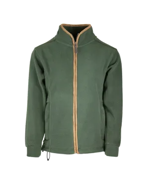 LF202 - Ladie's Fleece Jacket - GREEN Soft Texture Active Use