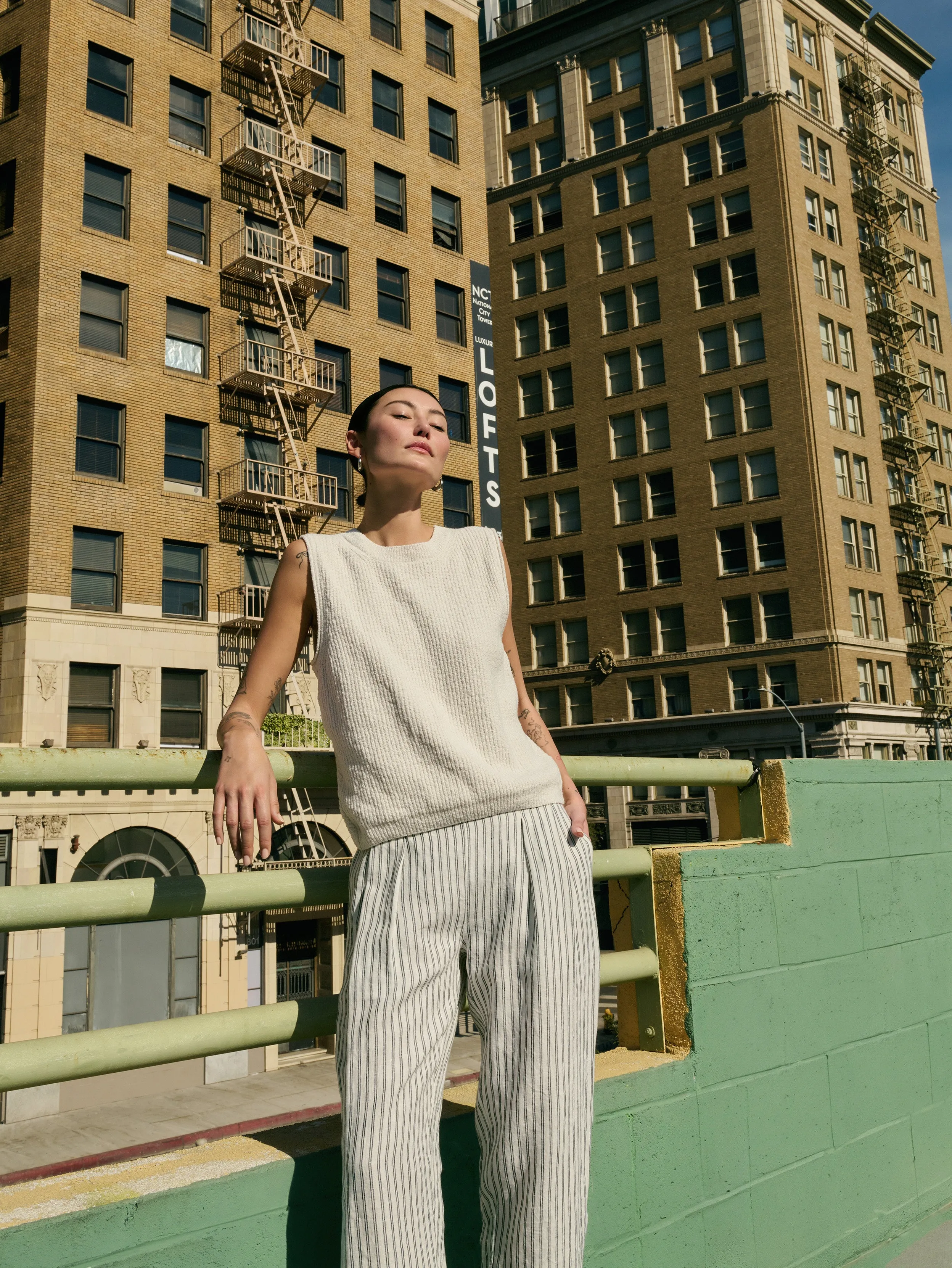 No Fuss Fit Grayson Stripe Pant