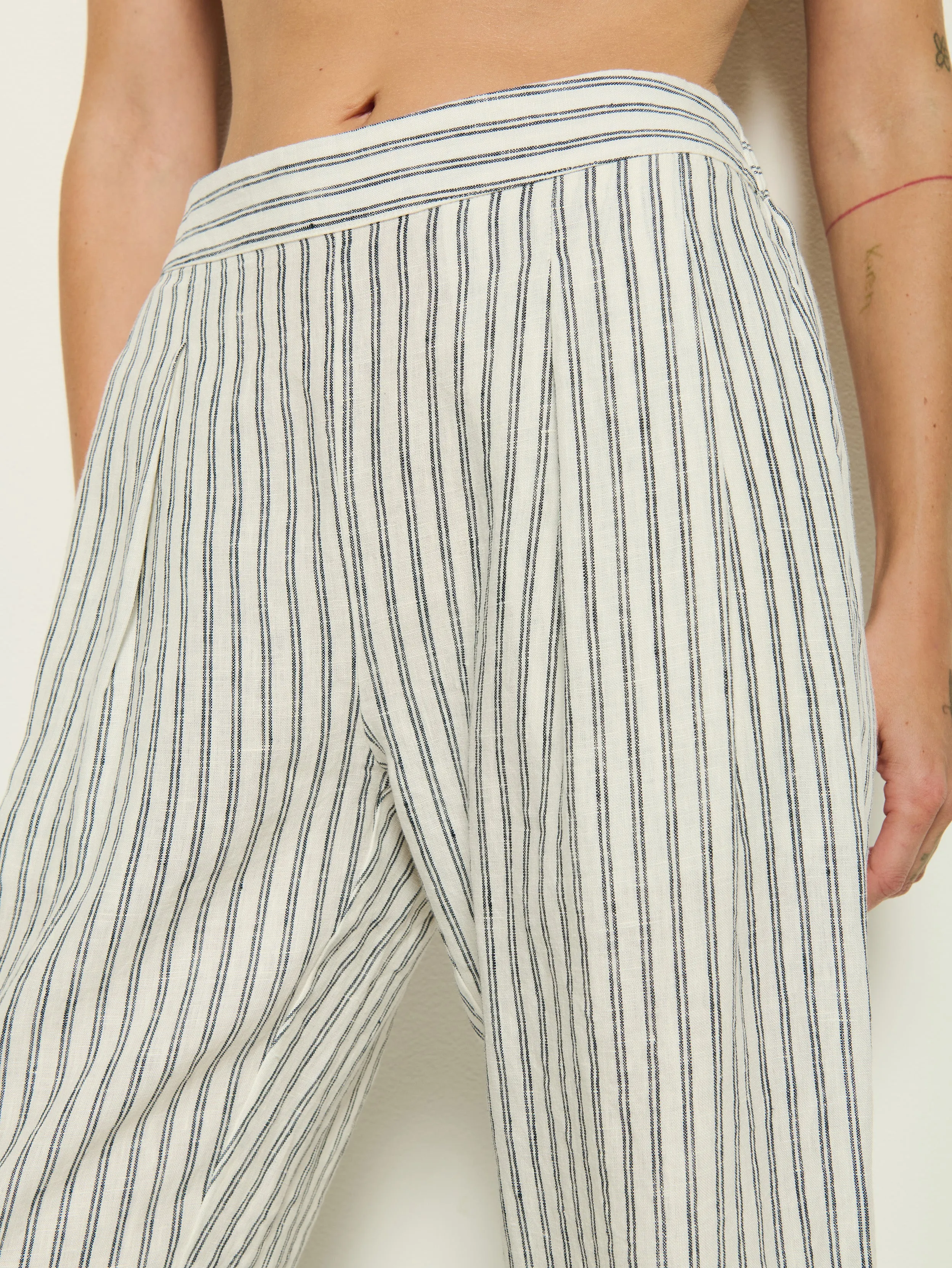 Grayson Stripe Pant Weather Flex Cozy Touch