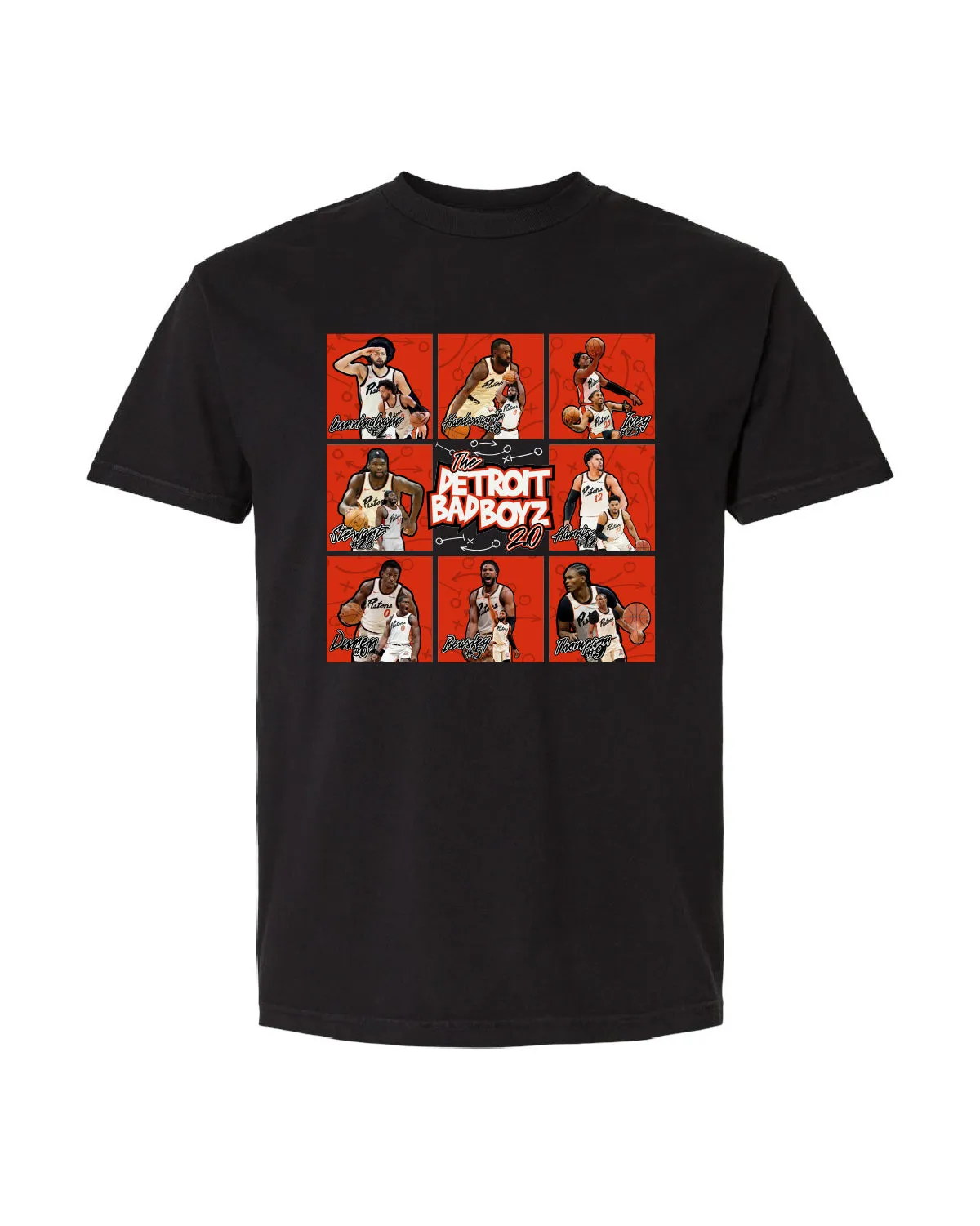 Ink Detroit - Bad Boyz 2.0 T-Shirt - Available in 2 Colors teenagers' Sleek Stretch