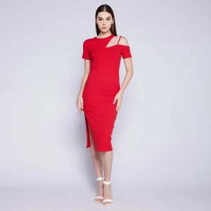 Lea Knit Dress Feminine Comfort Sculpted Form