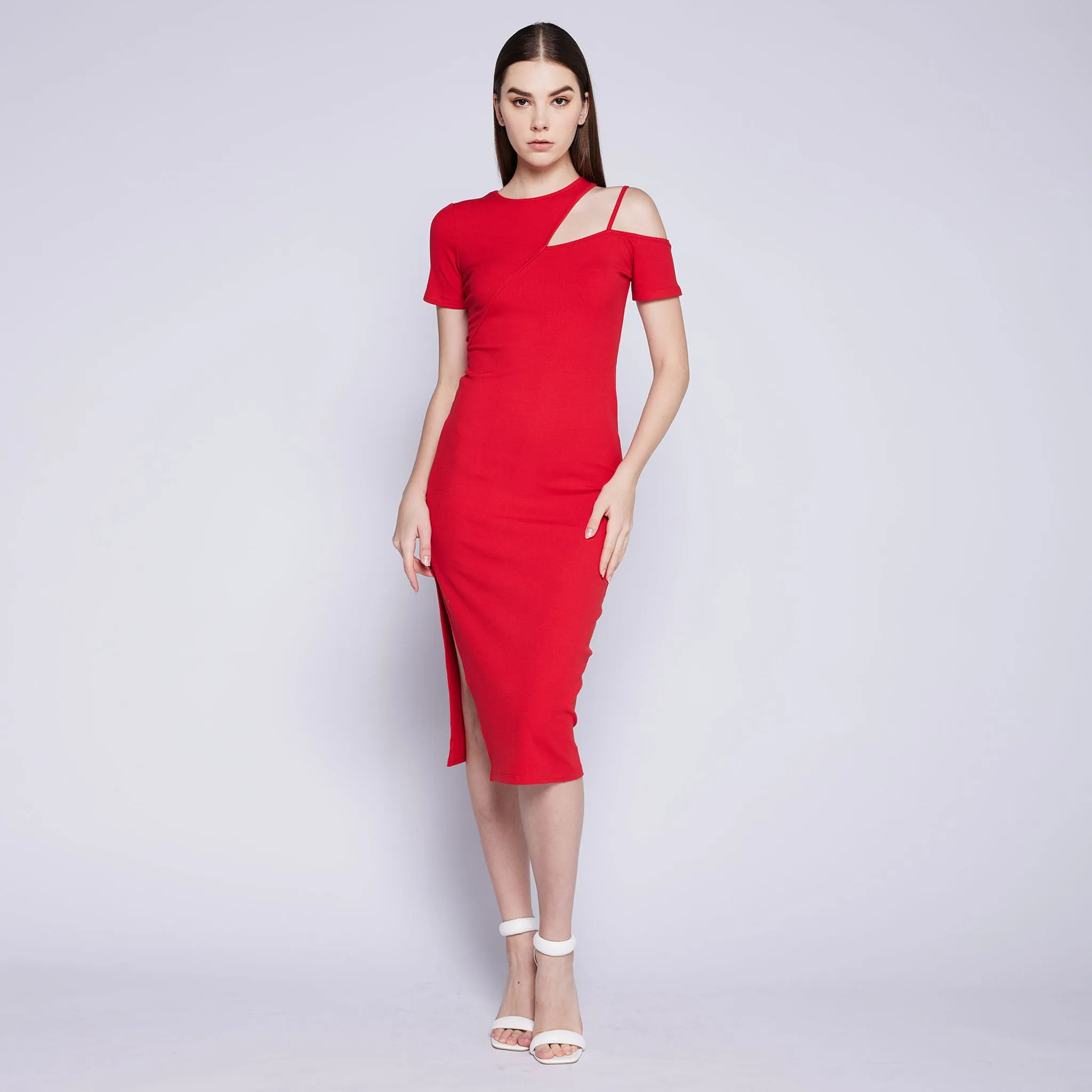 Lea Knit Dress Feminine Comfort Sculpted Form