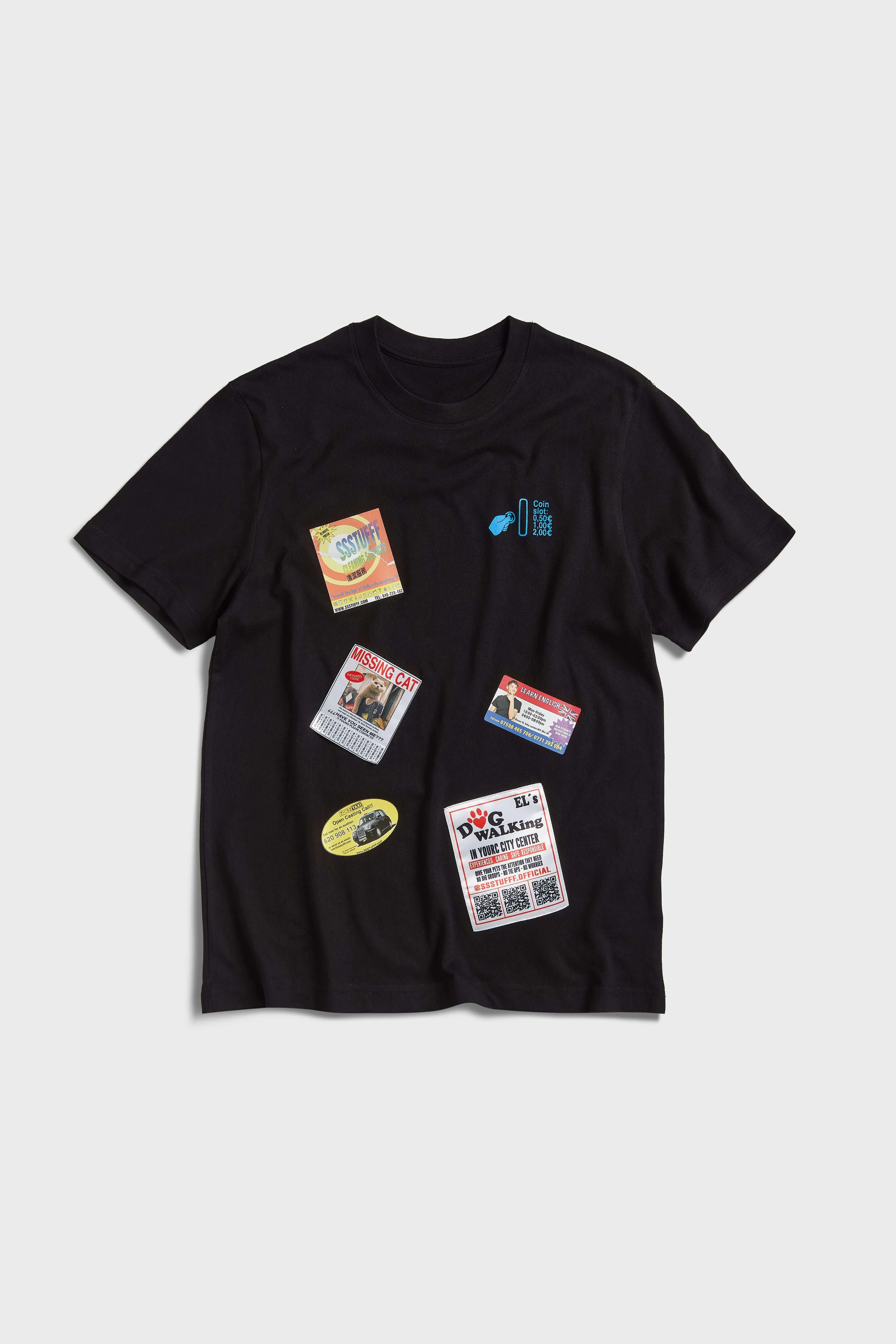 Telephone Booth Tee Eco Certified Textile