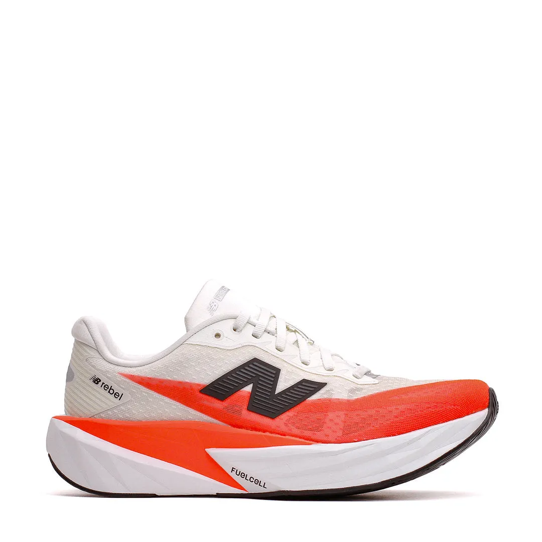 Impact Resistant New Balance Men FuelCell Rebel v5 Urgent Red MFCXLV5