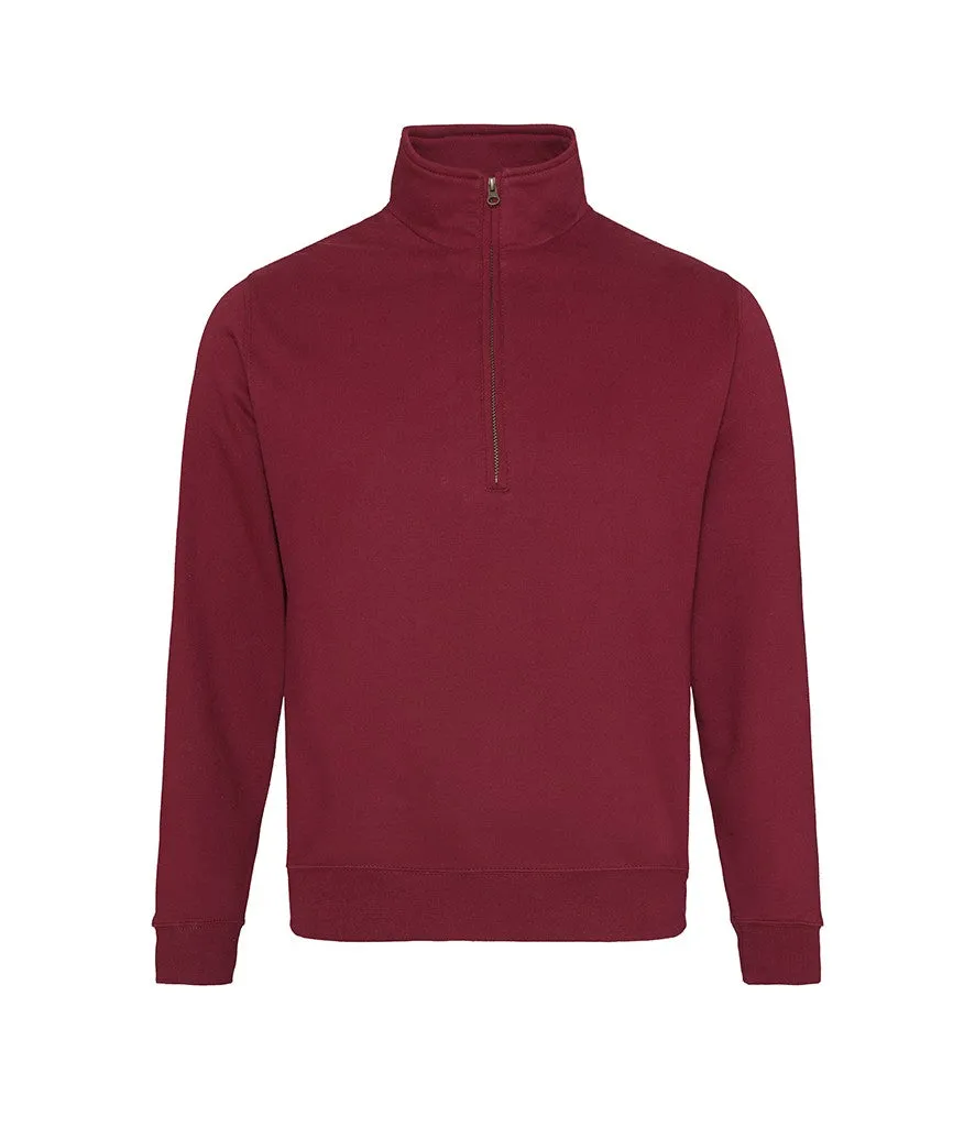 Sophomore 1/4 Zip Sweat | BURGUNDY Travel Friendly