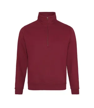 Sophomore 1/4 Zip Sweat | BURGUNDY Travel Friendly