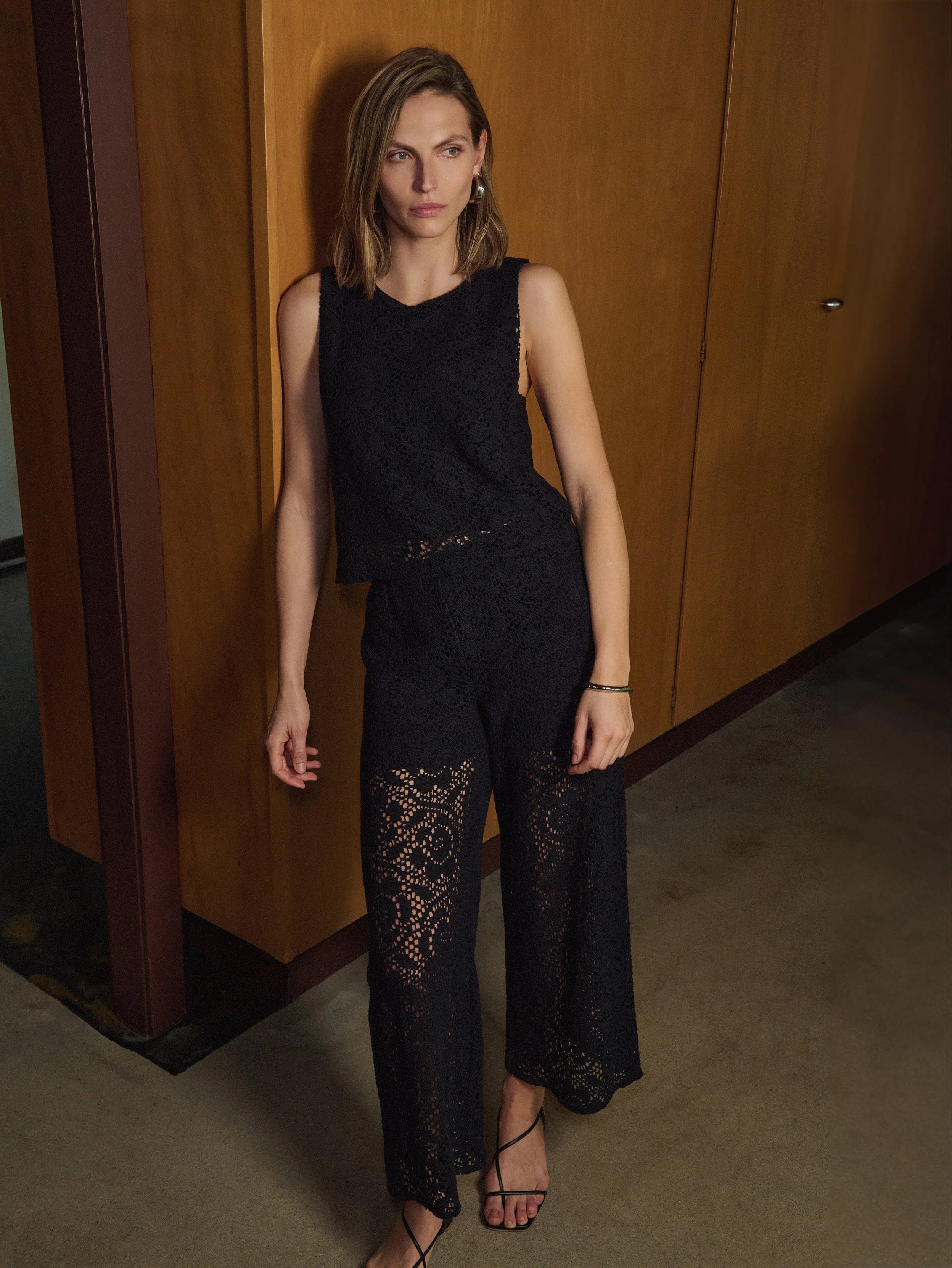 Linney Lace Pant Basic Stretch Body shaping