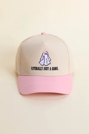 Literally Just A Ghoul Pink Trucker Hat SALE Casual Comfort Look Modern and Soft
