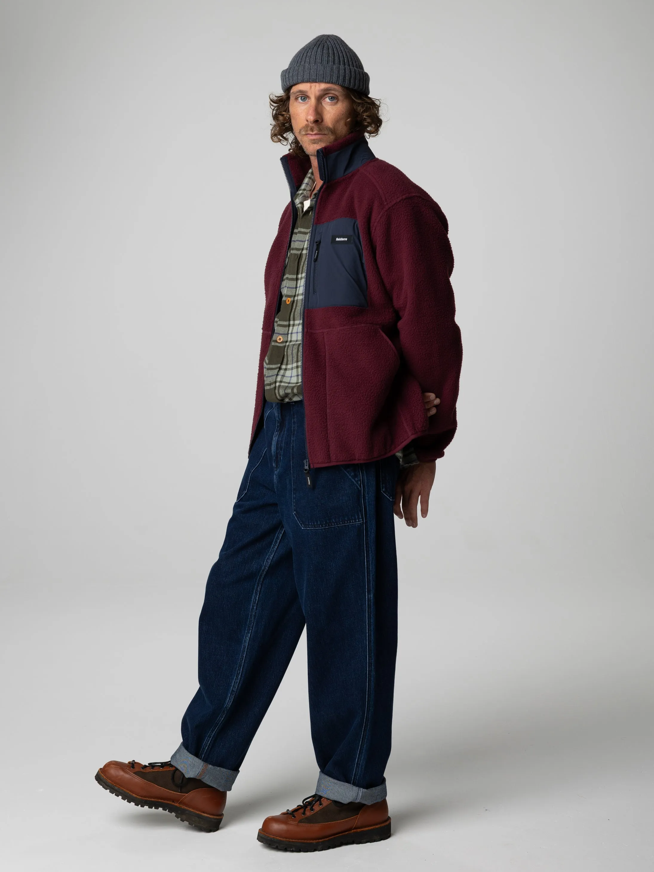 Stylish Fit Layer mood Men's Bolster Full Zip Fleece