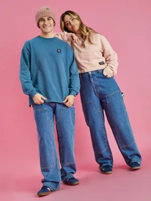 Lumi Oversized Sweater Petrol Hiking Essential