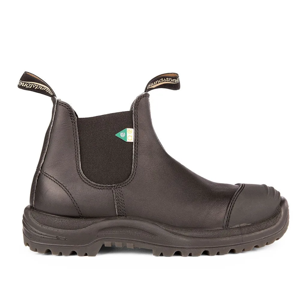 Recycled Rubber Composite Blundstone 168 - Work & Safety Boot Rubber Toe Cap Black