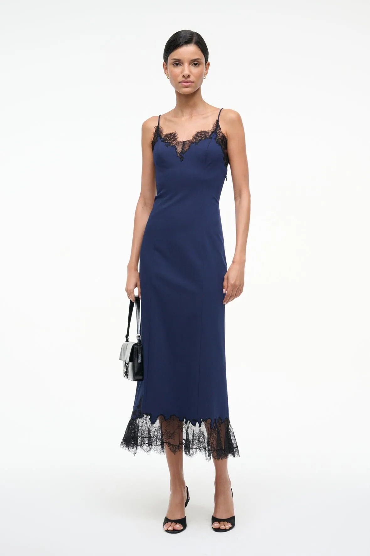 Countryside-Style Elegant Simplicity NADIA DRESS | NAVY