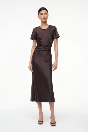 Feminine Tailoring MARCEL SILK DRESS | EARTH