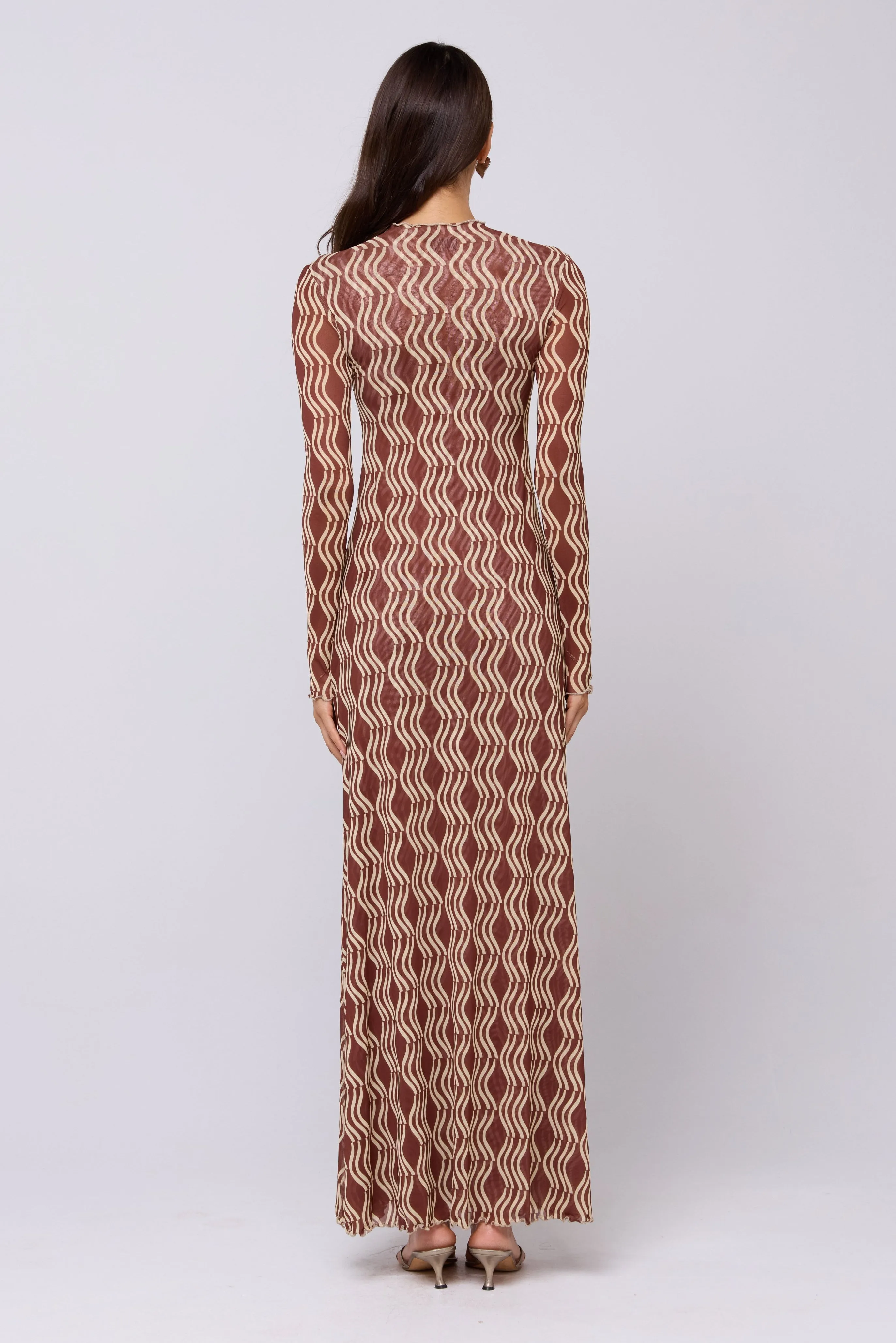 Lyon Dress in Coco Fashion-forward day dress