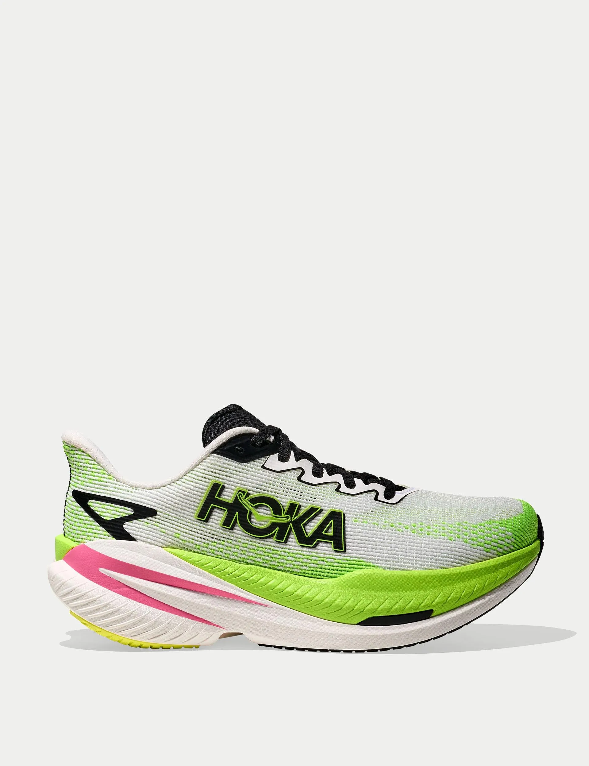 Mach X 3 - White/Neon Lime 3D Layered Cushioning Sporty Shoes