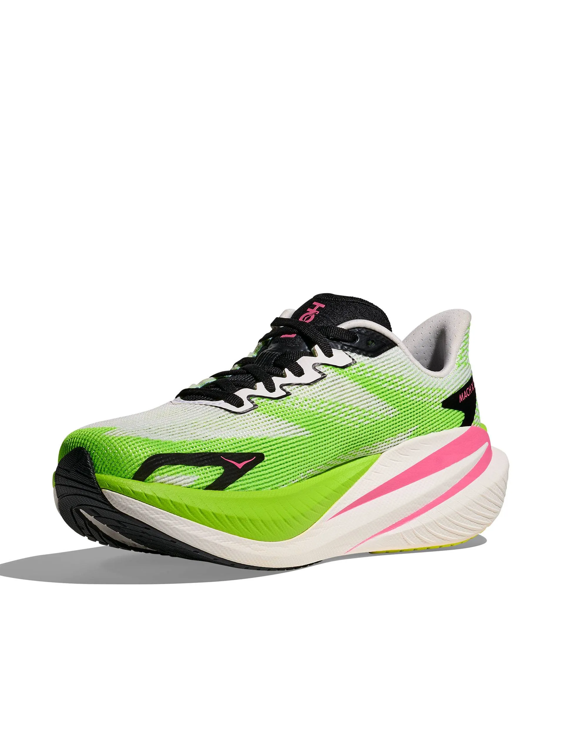 Mach X 3 - White/Neon Lime Lightweight Shoes EasyClean