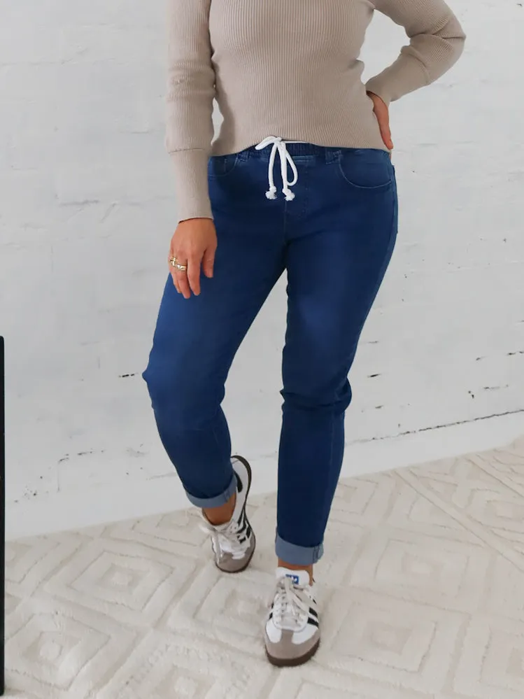 Anti Static Finish Mason Joggers - Dark Blue