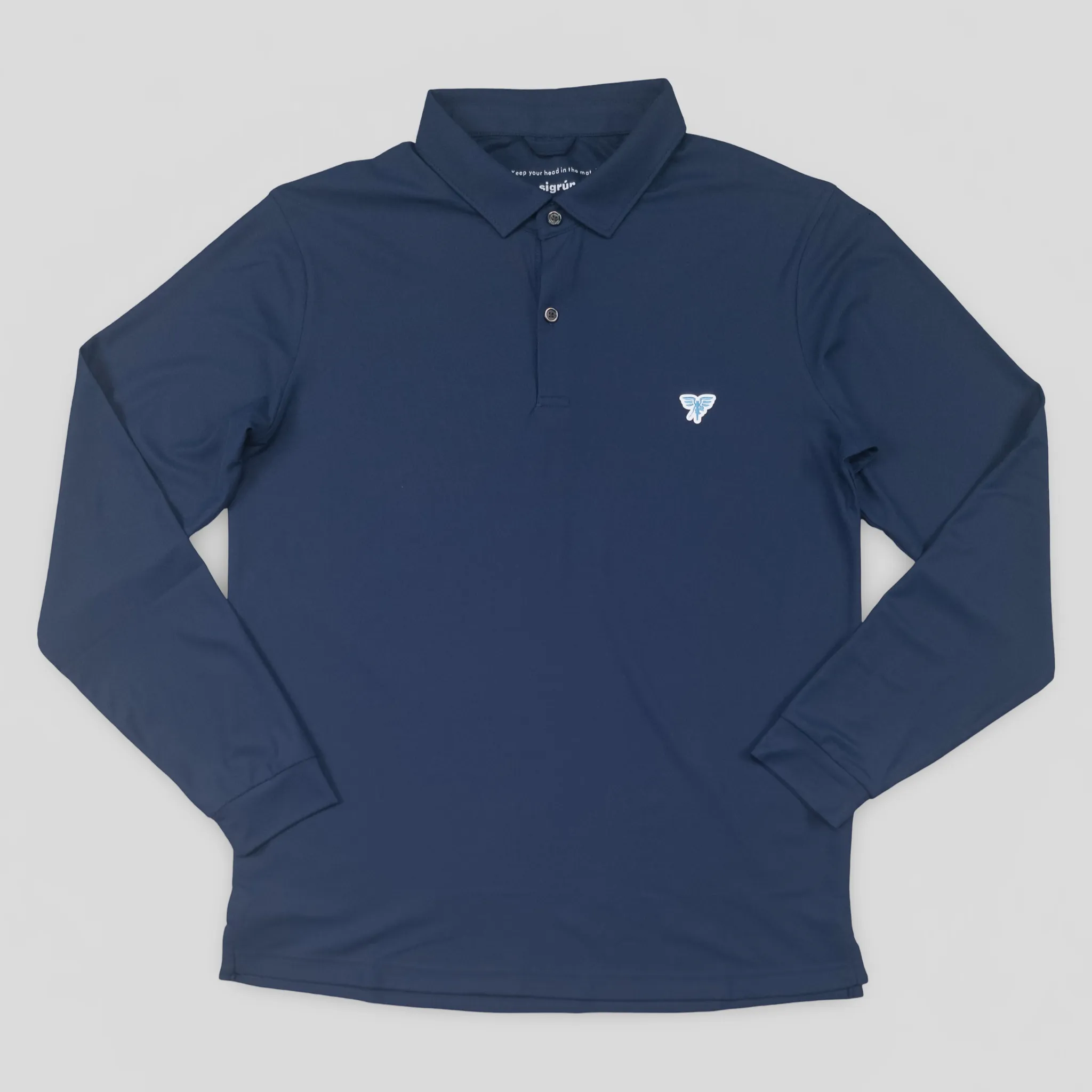 Match Pique Polo LS No Fade Technology