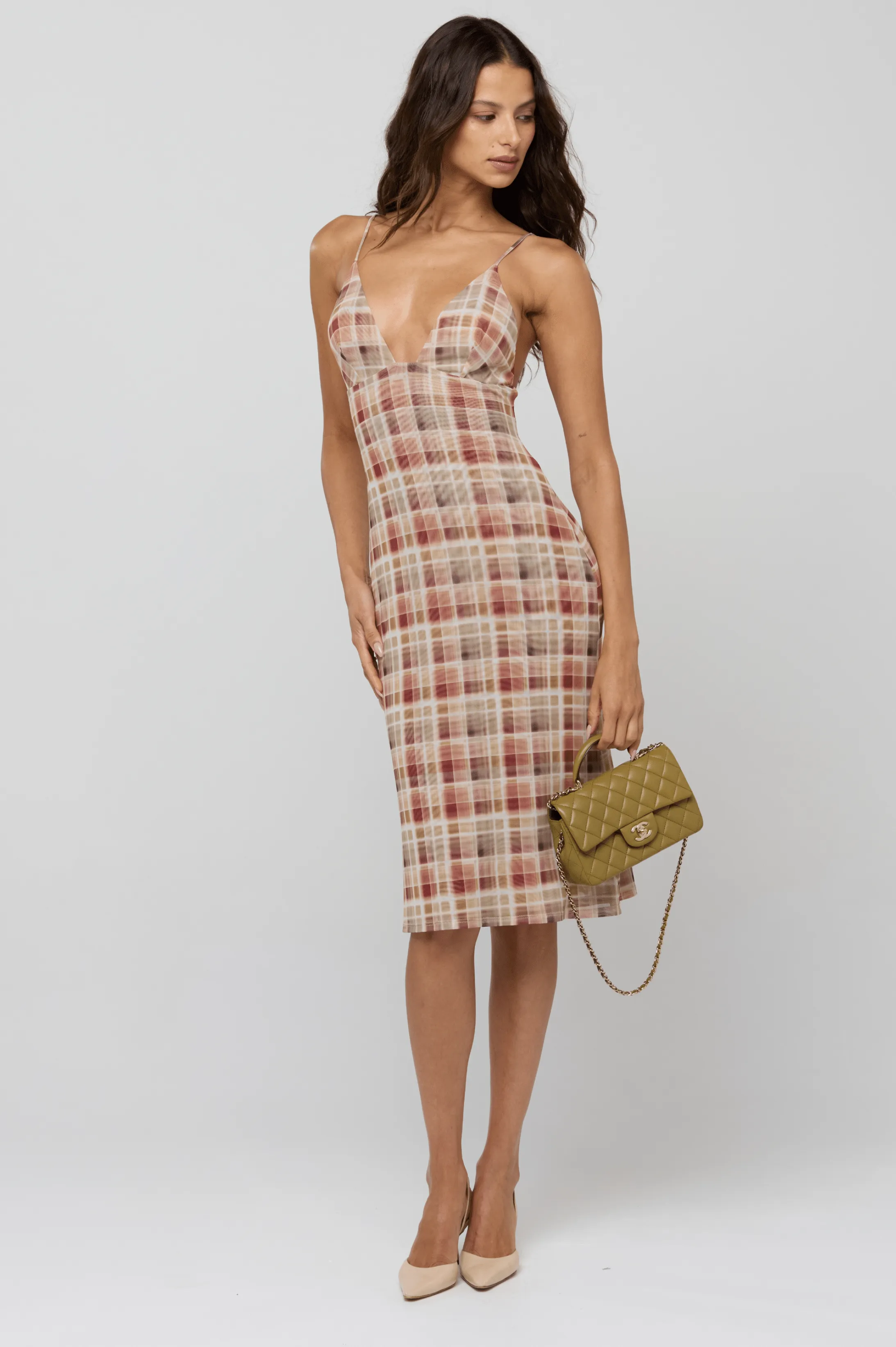 Matilda Midi Dress in Drift Spring Flow Perfect Fit