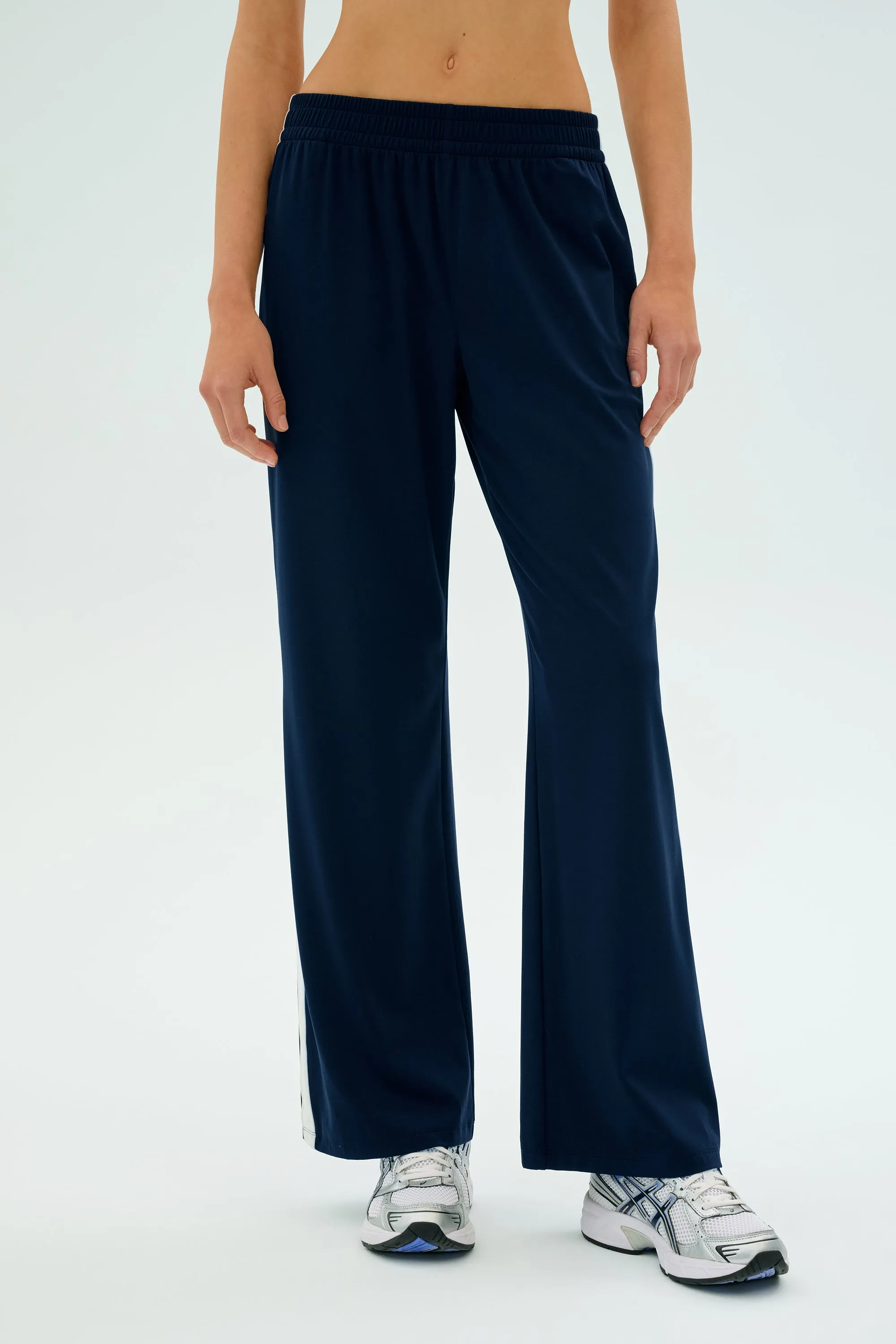 All-Day Wear Maxie Rigor Track Pant - Indigo/White