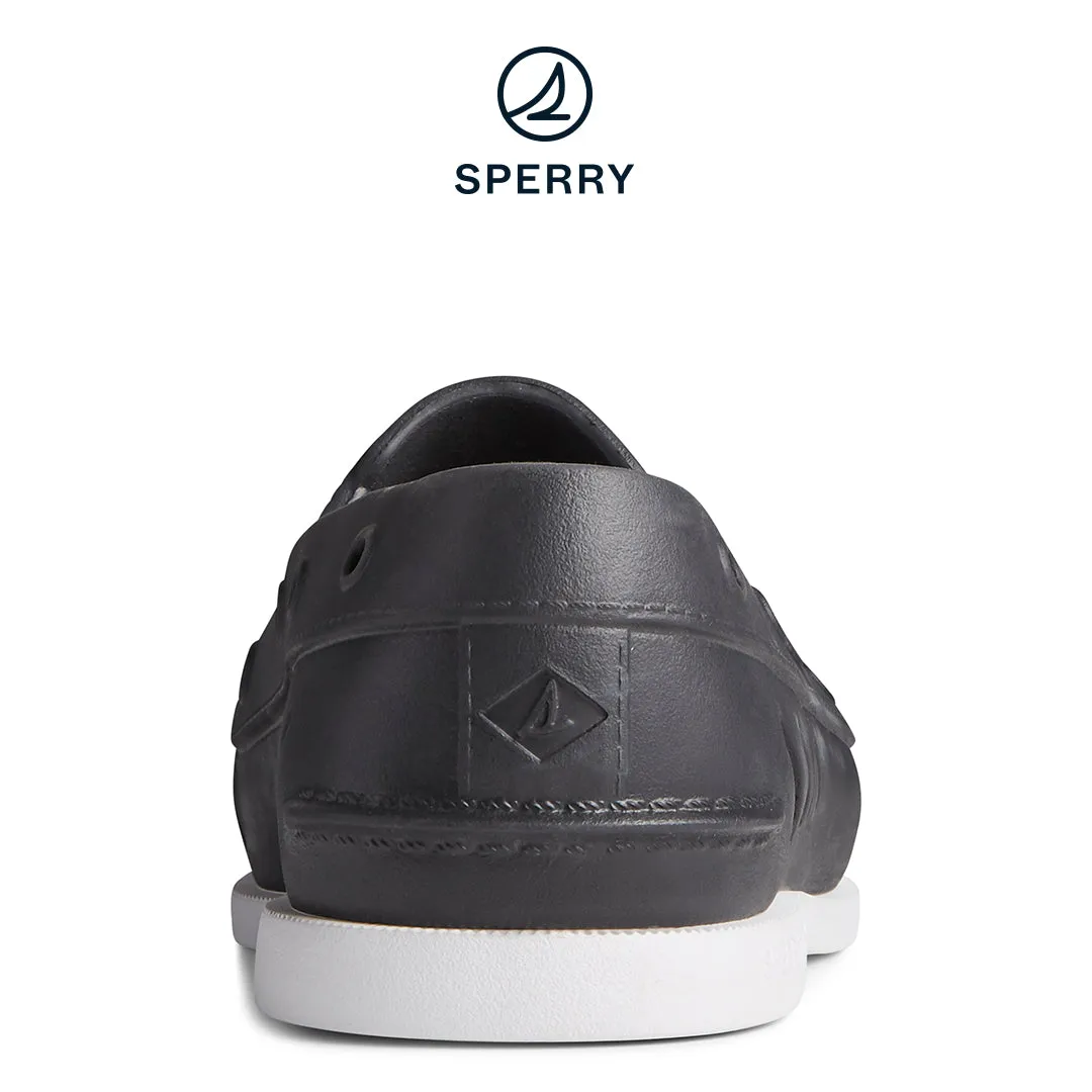 Men's Authentic Original Float Black Boat Shoe (STS23287) Minimalist Design