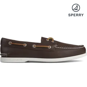 Smooth Motion Transition Men's Authentic Original PLUSHWAVE Boat Shoe - Brown (STS22198)