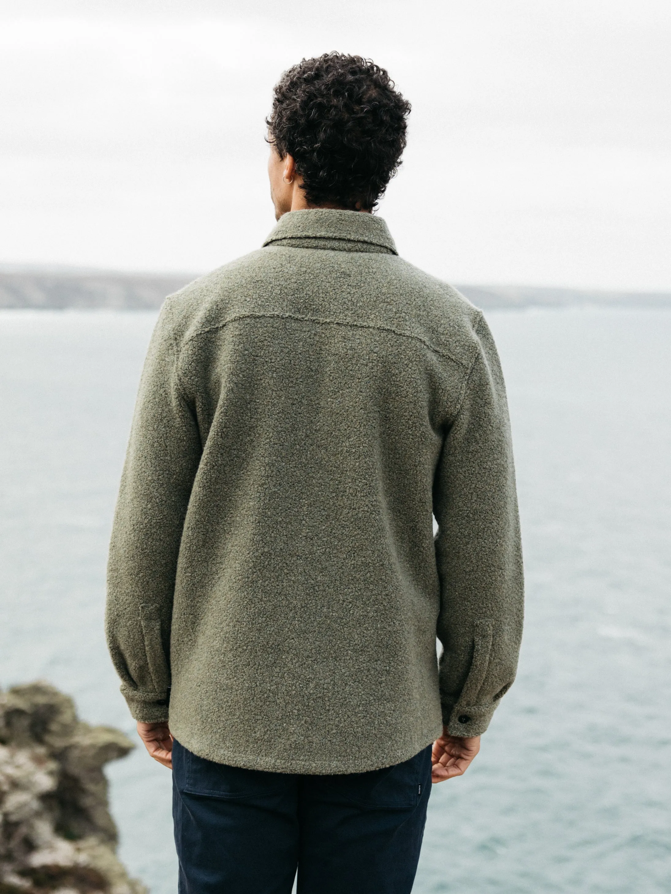 Men's Hegen Fleece Shirt Everyday Look Heather Texture