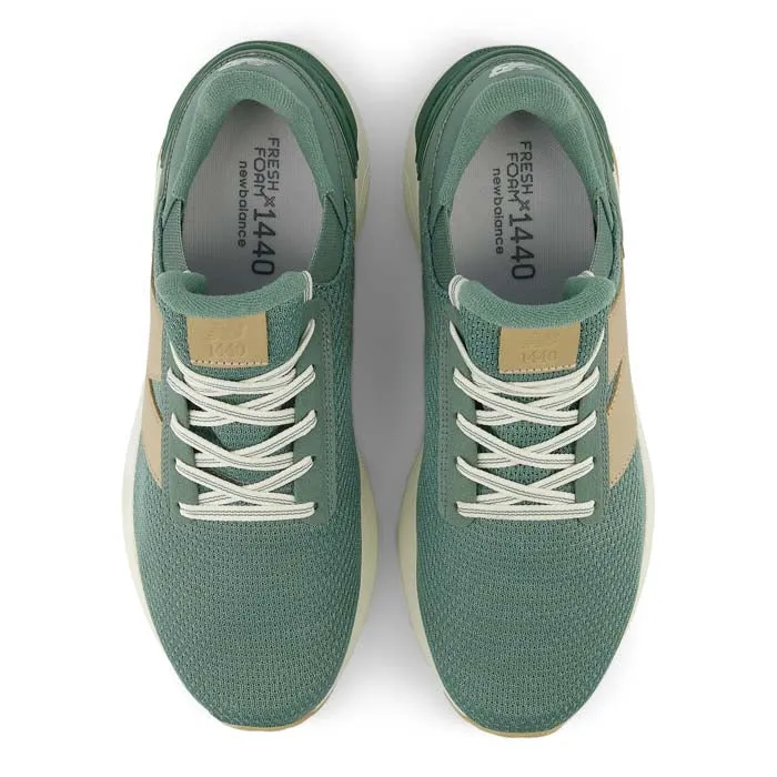 Mens New Balance Fresh Foam X 1440 in Dark Juniper/Insence/Angora Hybrid Fit