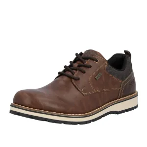 Fast Comfort Mens Rieker Ronny 06 in Wood/Toffee/Schwarz