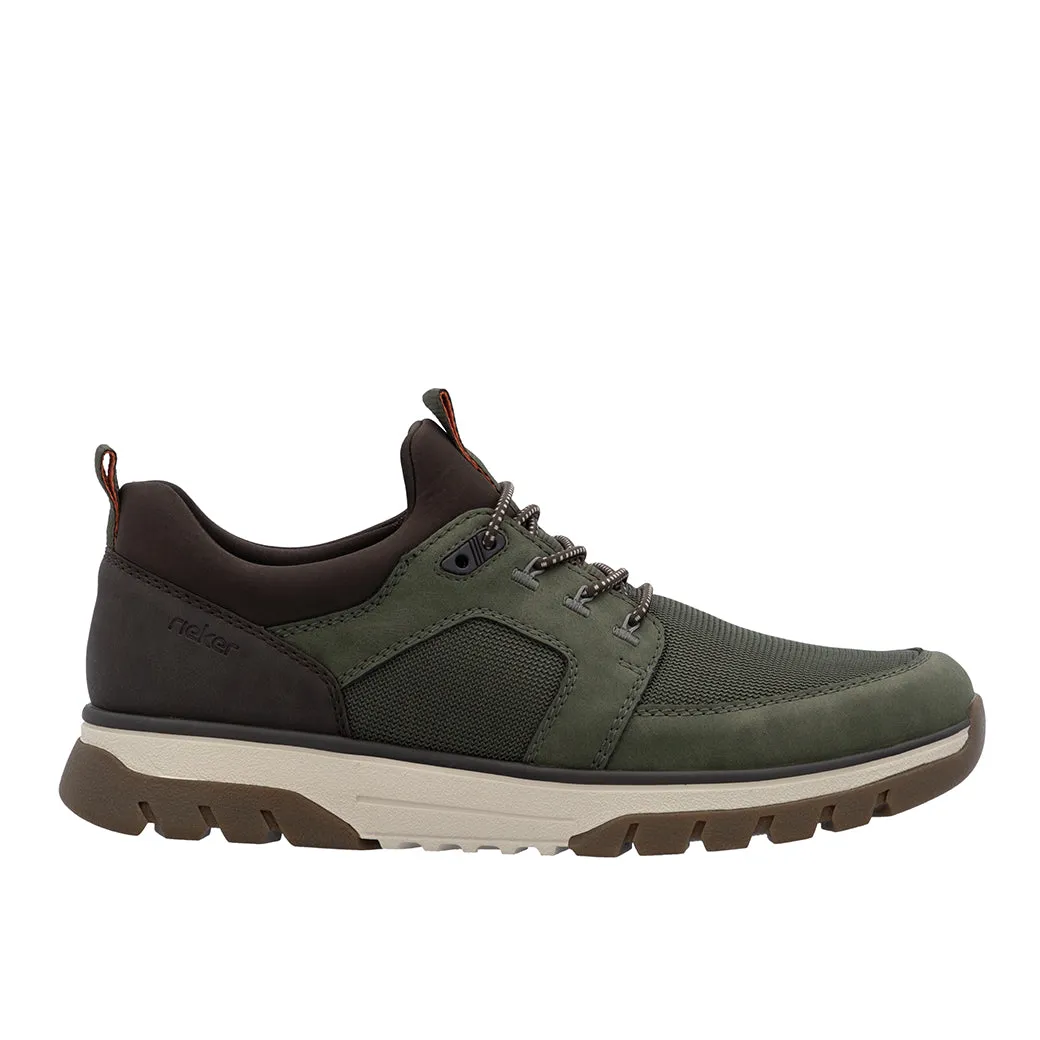Street Motion City Hike Mens Rieker Stanley 51 in Moos/Pesto/Moro