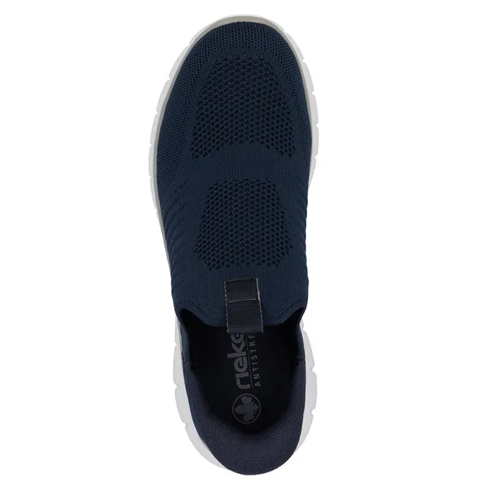 Daily Comfort Heat Proof Mens Rieker Timothy 59 in Ozean/Ozean