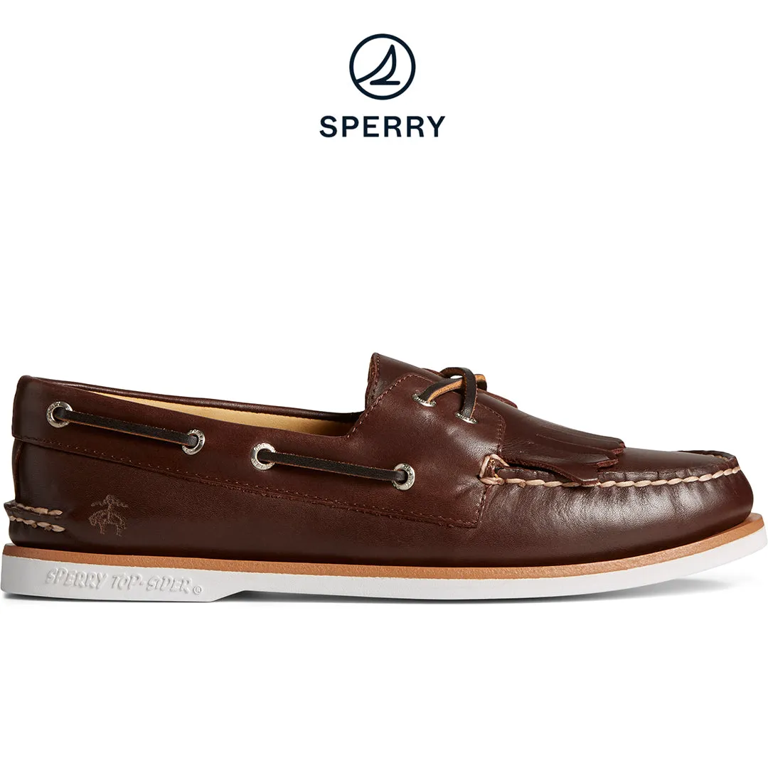 Stable Support Men's Sperry x Brooks Brothers Authentic Original? Kiltie Boat Shoe - Brown (STS24332)