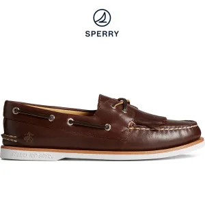 Stable Support Men's Sperry x Brooks Brothers Authentic Original? Kiltie Boat Shoe - Brown (STS24332)
