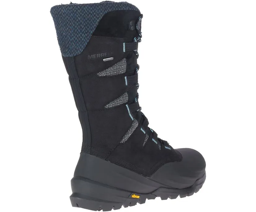 Merrell Thermo Aurora 2 Tall Black Busy Path Moisture Management Technology