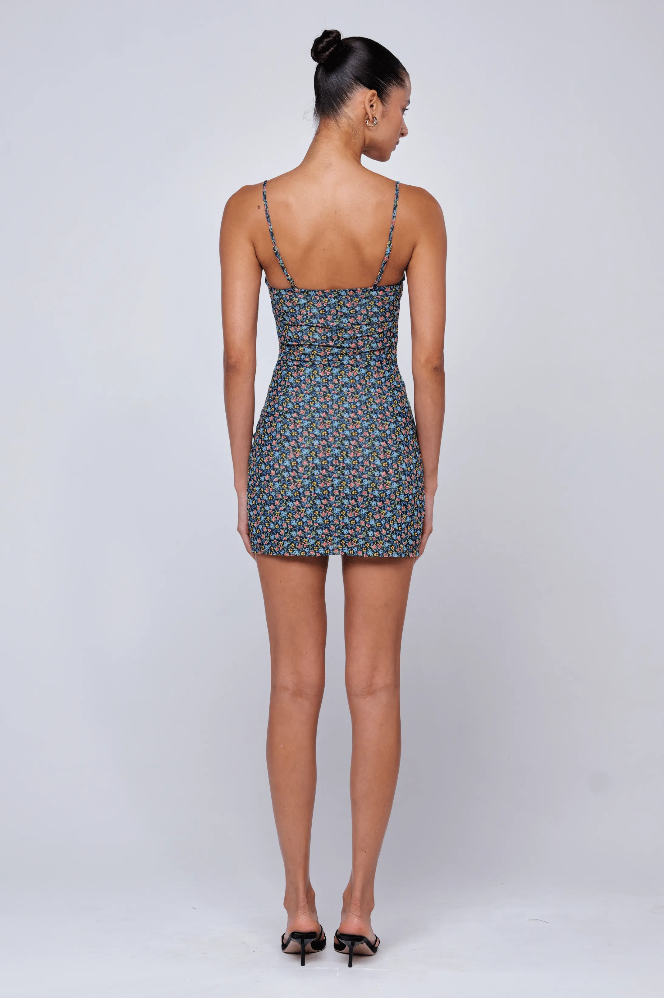 Feminine empire waist dress Dance-Party Micro Mini Dress in Paros