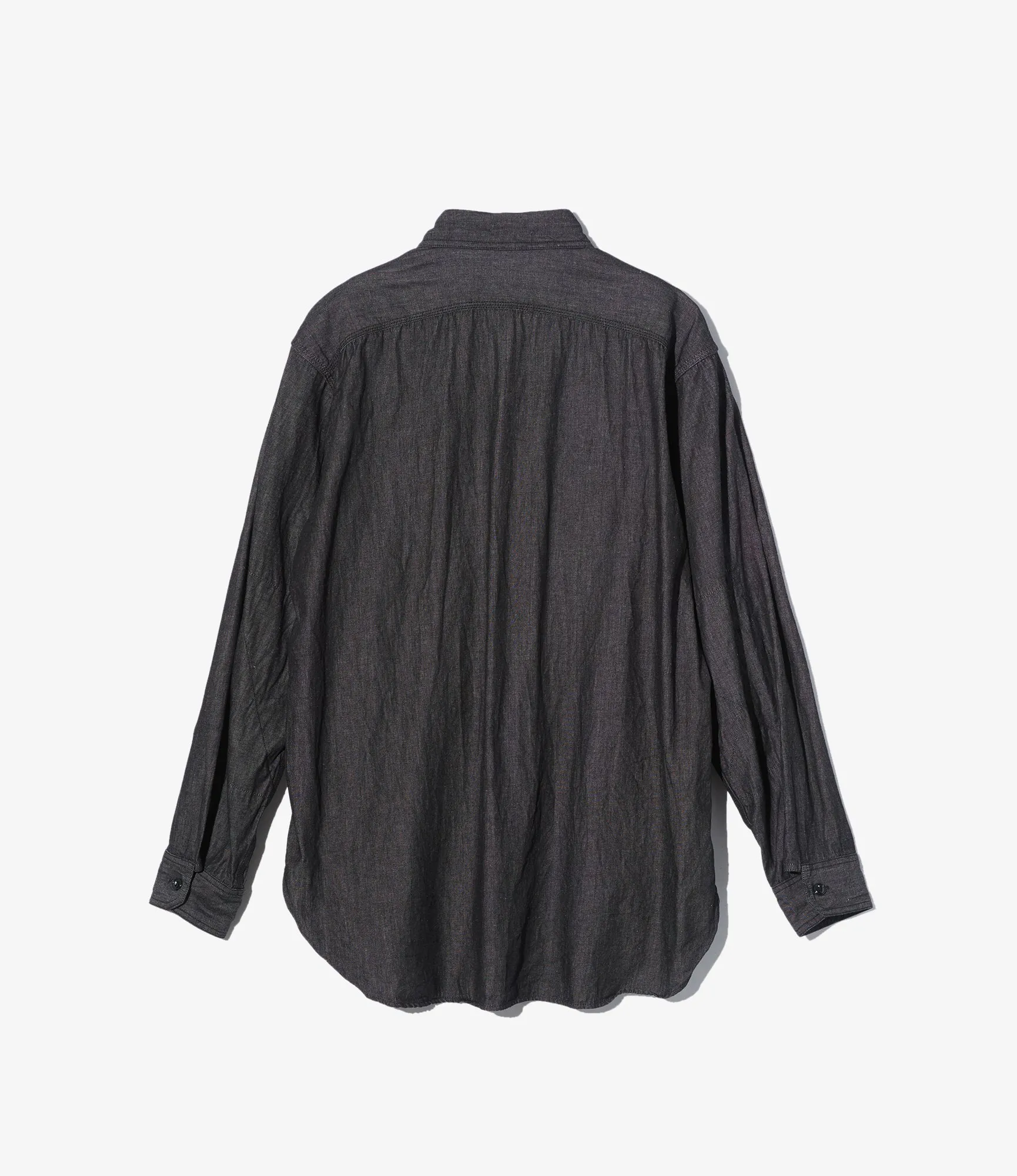 Work Shirt ?C Black Shirting Denim Stretch Fit