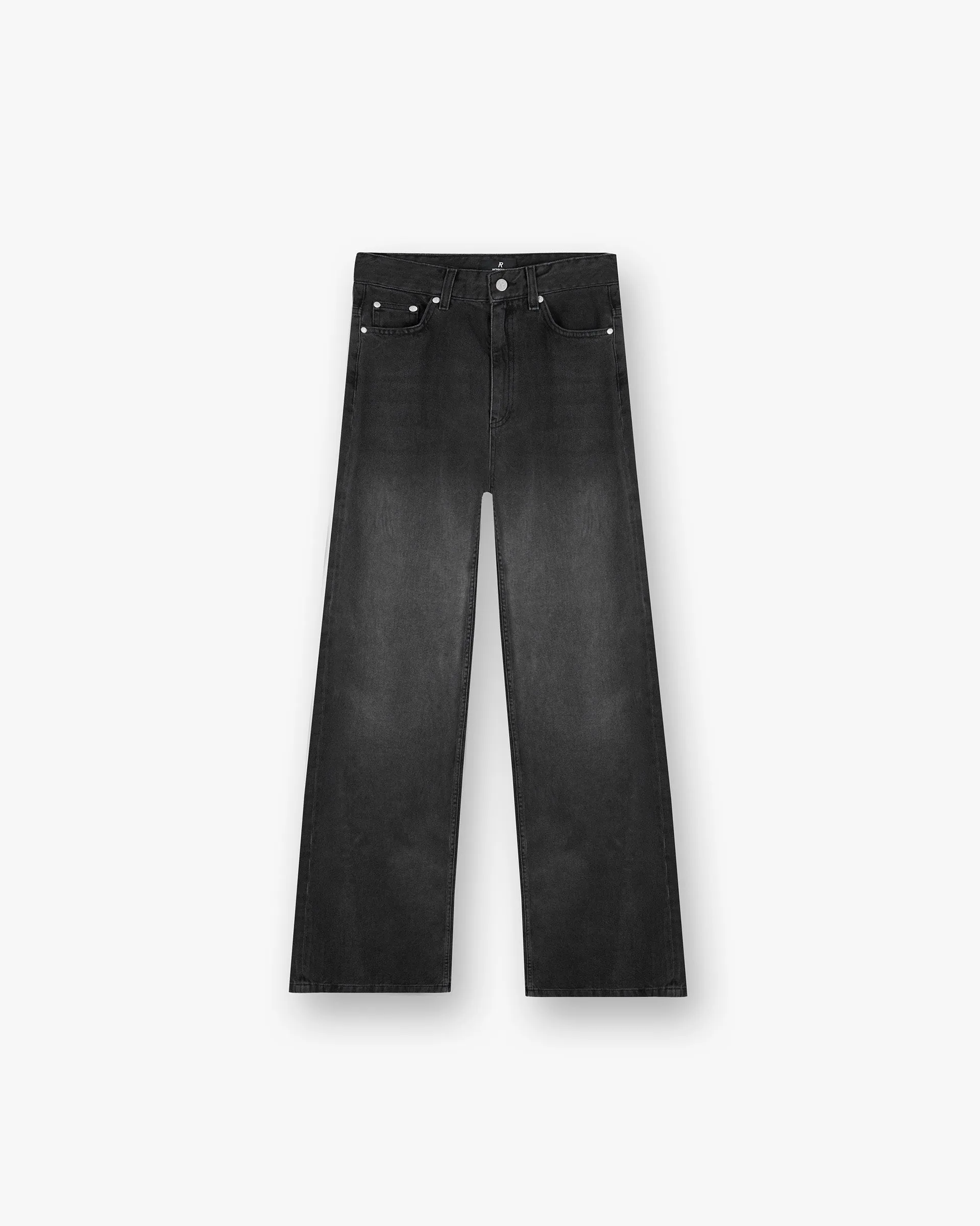 Mid Rise Wide Leg Jean - Washed Black Teen Outfit Night Out Party Look