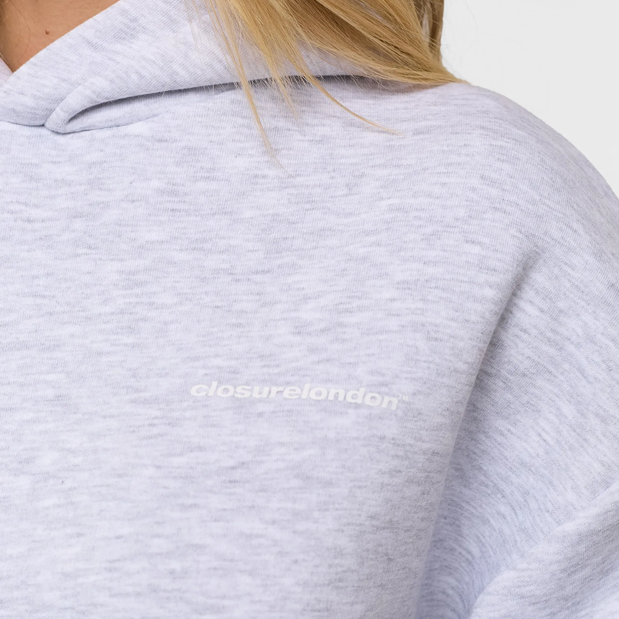 Core Logo Hoodie | Grey Marl Daily Bold Anti-static