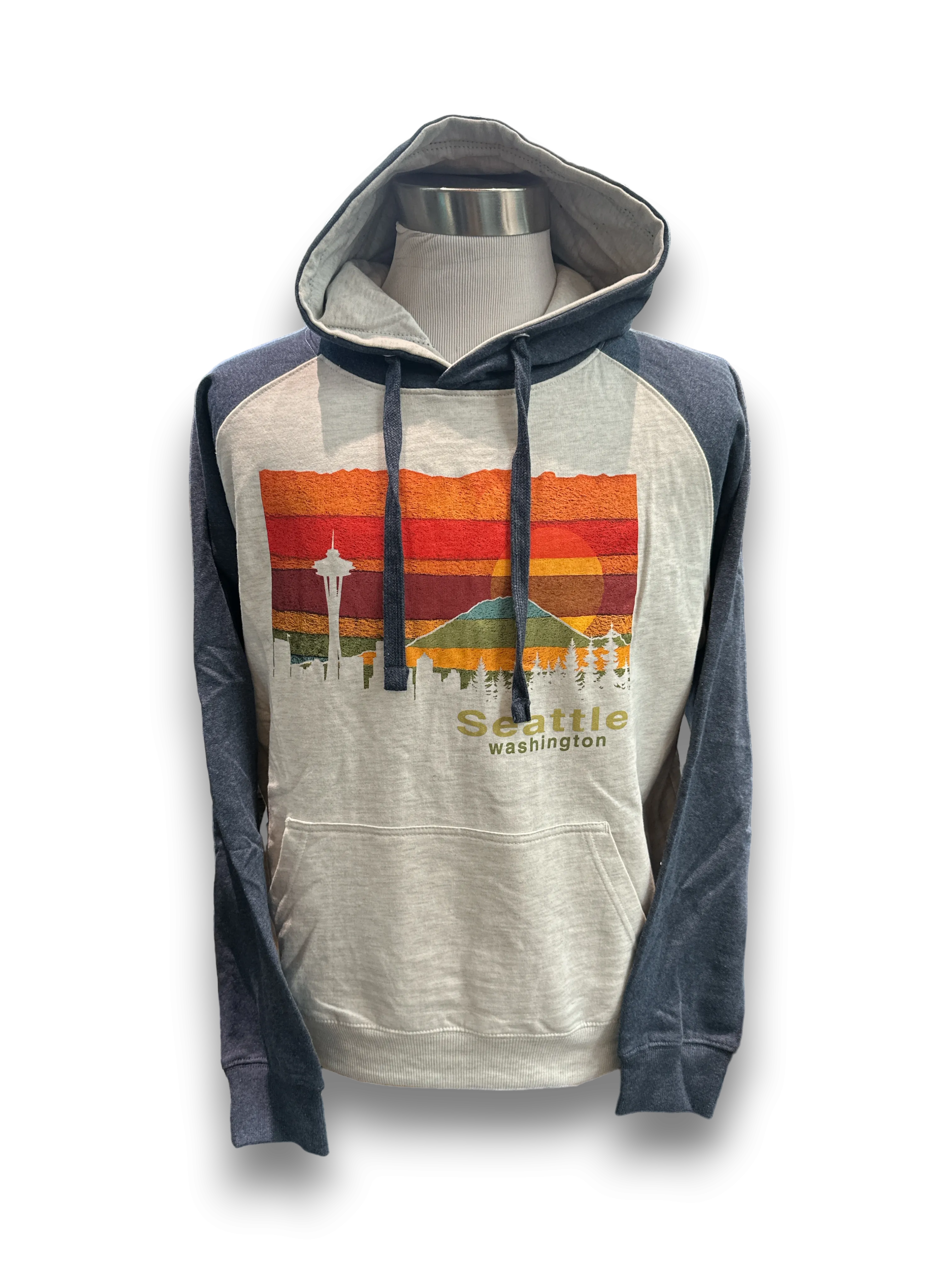 Painted Seattle Hoodie Competitive Advantage High-Quality Fabric