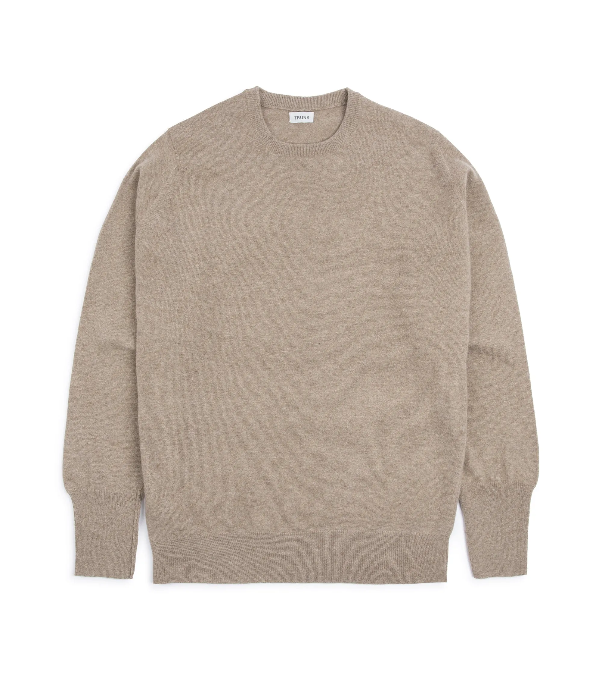 AntiPillingFabric Trunk Walden Geelong Crew Neck Sweater: Natural