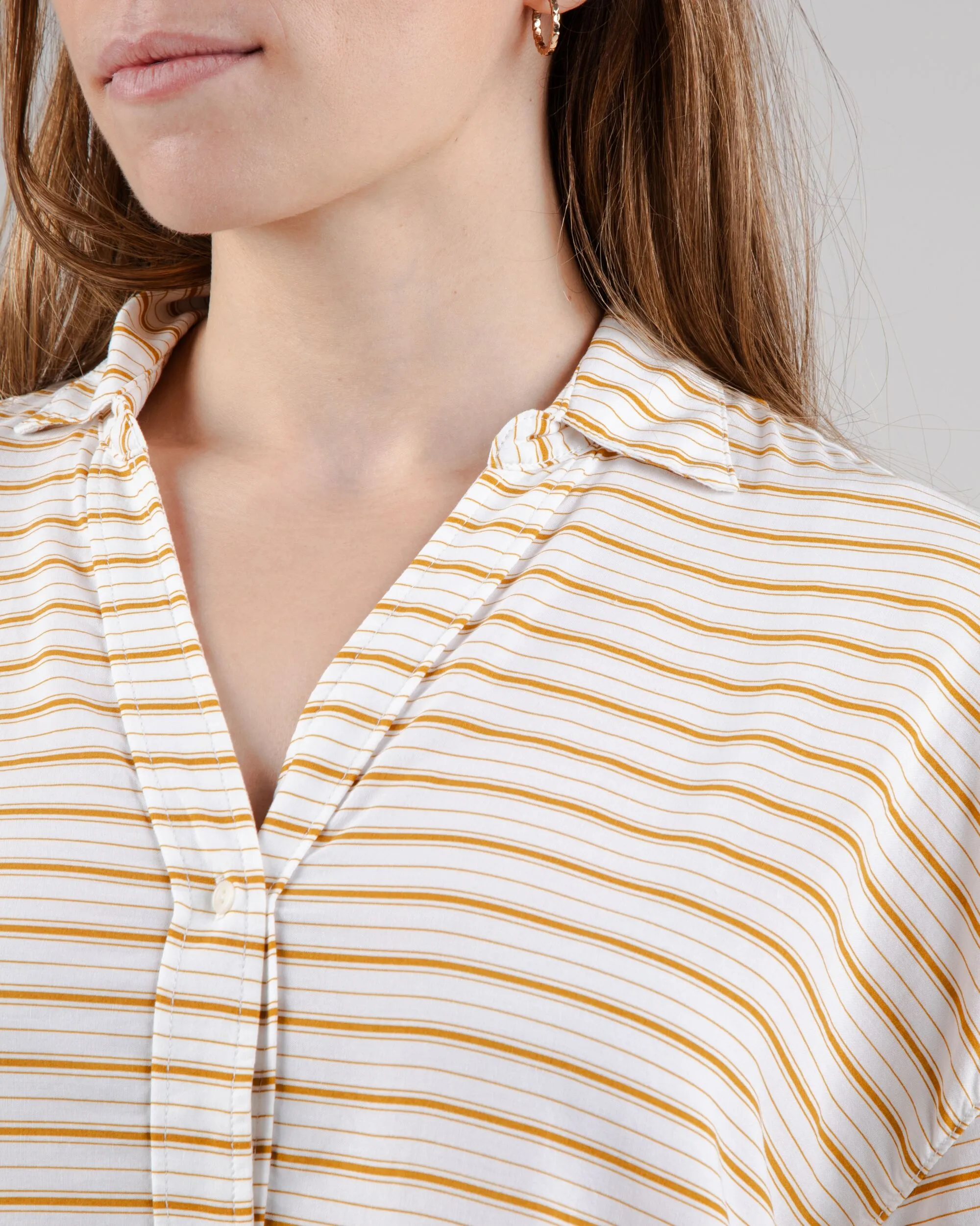 Chilly Day Wear Mix Oversize Cropped Blouse Narciso