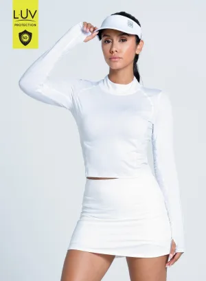 Mock Neck Hip Fit Long Sleeve Cozy Essentials